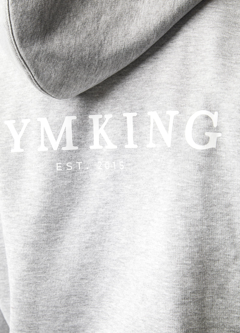 Gym King Established Tracksuit - Light Grey Marl