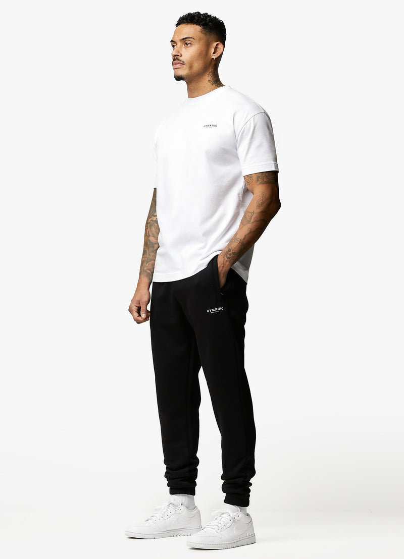 Gym King Oversized Logo Jogger - Black