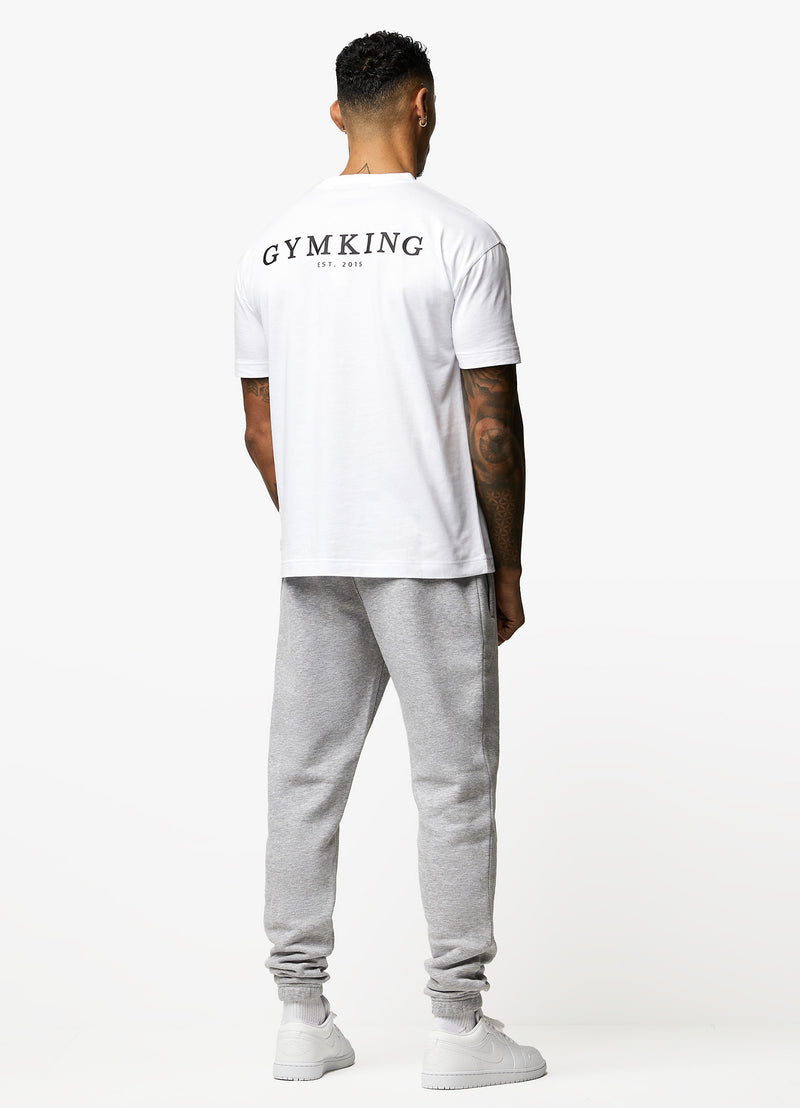 Gym King Established Jogger - Light Grey Marl