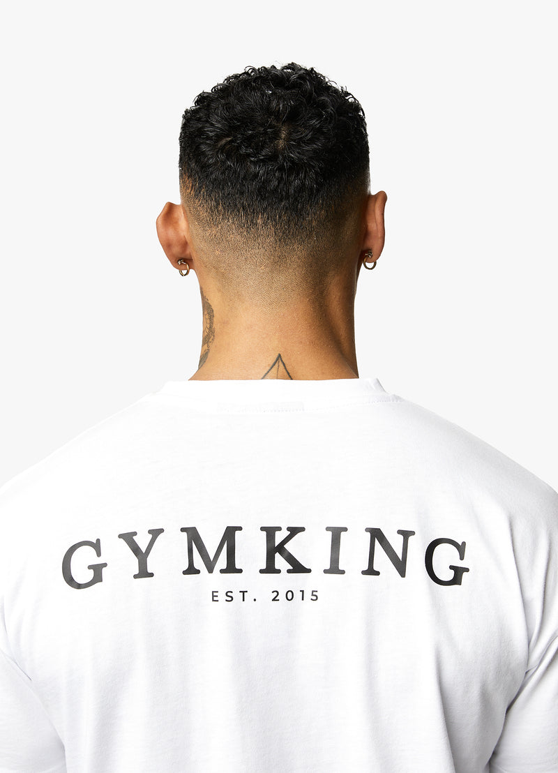 Gym King Established Tee - White