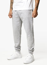 Gym King Oversized Logo Jogger - Light Grey Marl