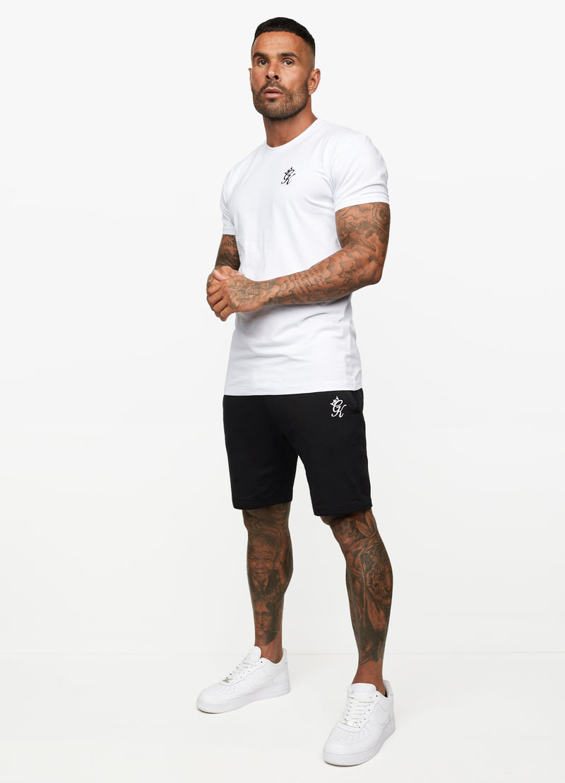 Gym King Fundamental Jersey Tee - White