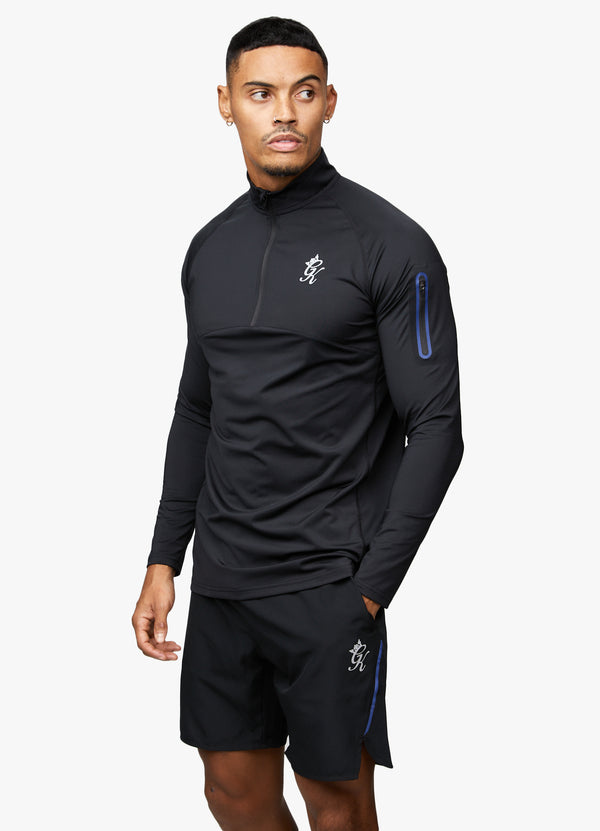 Gym King Flex 1/4 Zip - Black
