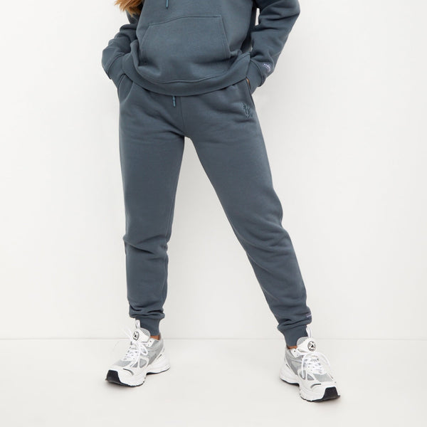 Gym King Basis Oversized Tracksuit Bottoms - Stormy Blue.1