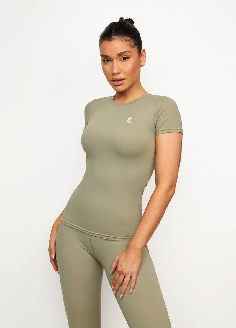 Gym King 365 Tee - Pale Olive