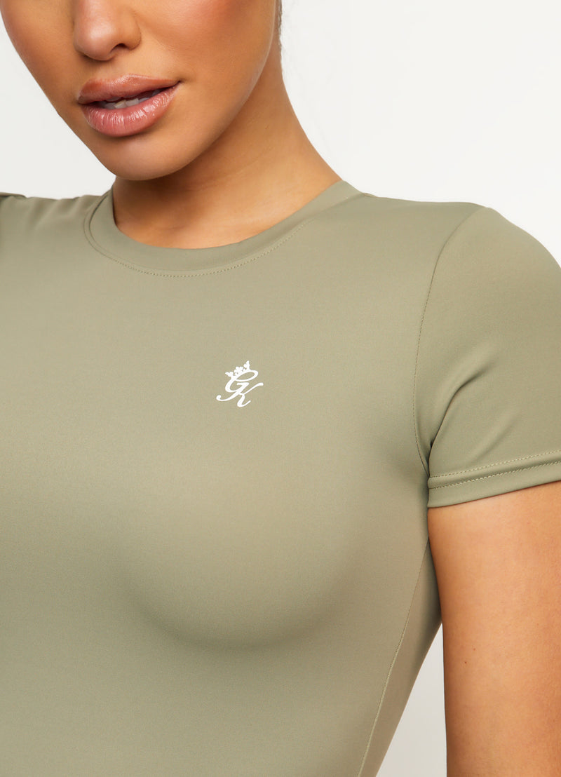 Gym King 365 Tee - Pale Olive