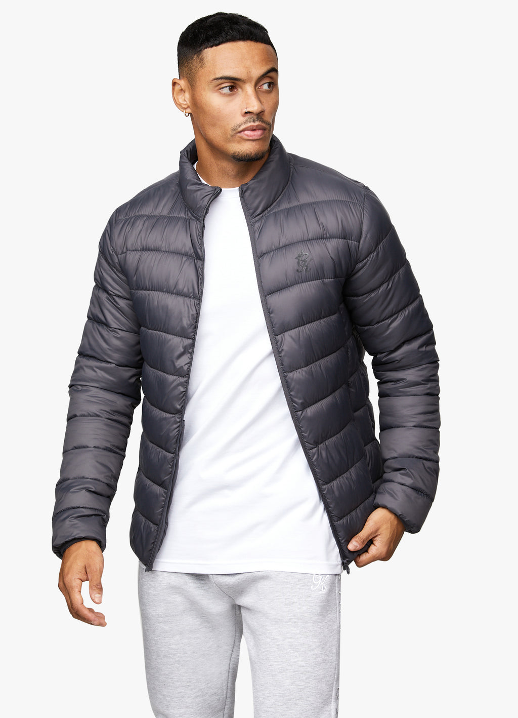 Gym King Lightweight Packaway Puffer Jacket - Dark Grey – GYM KING