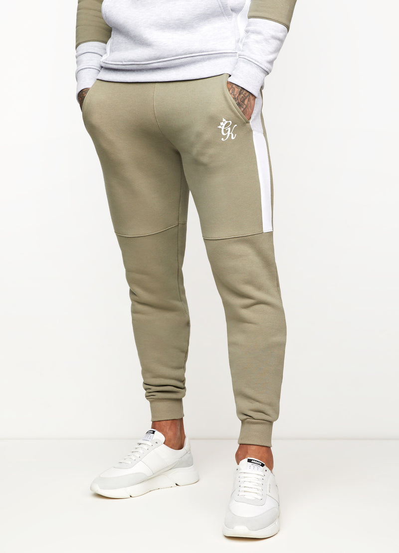 Gym King Minefield Jogger Pale Olive/Snow Marl