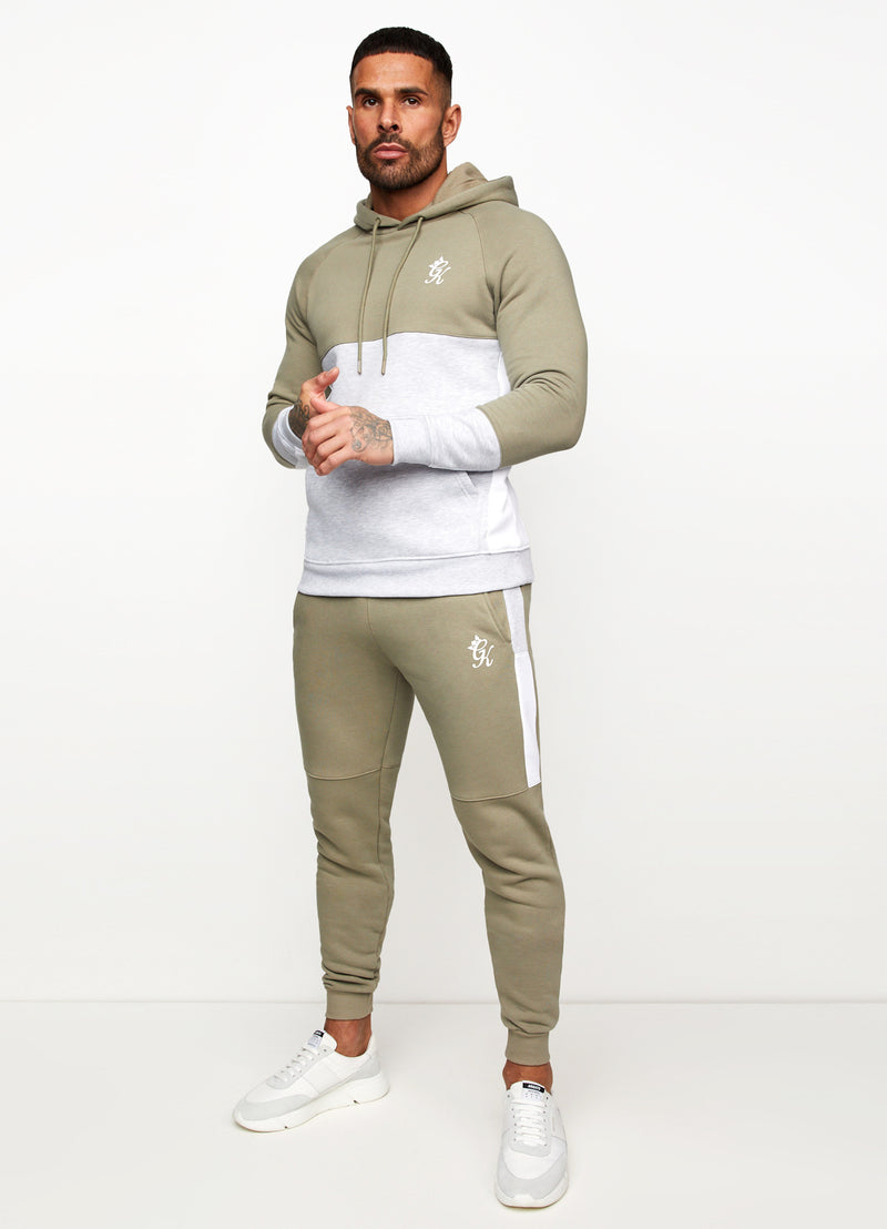 Gym King Minefield Jogger Pale Olive/Snow Marl