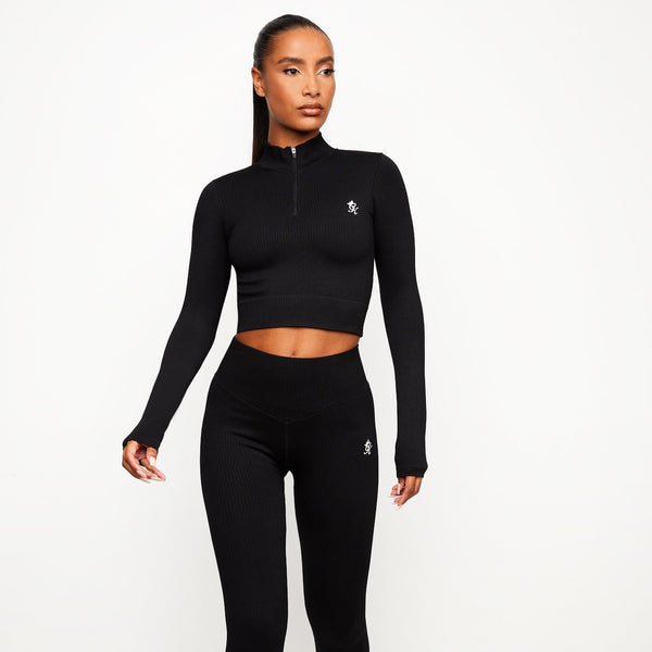 Gym King Balance 1/4 Zip - Black