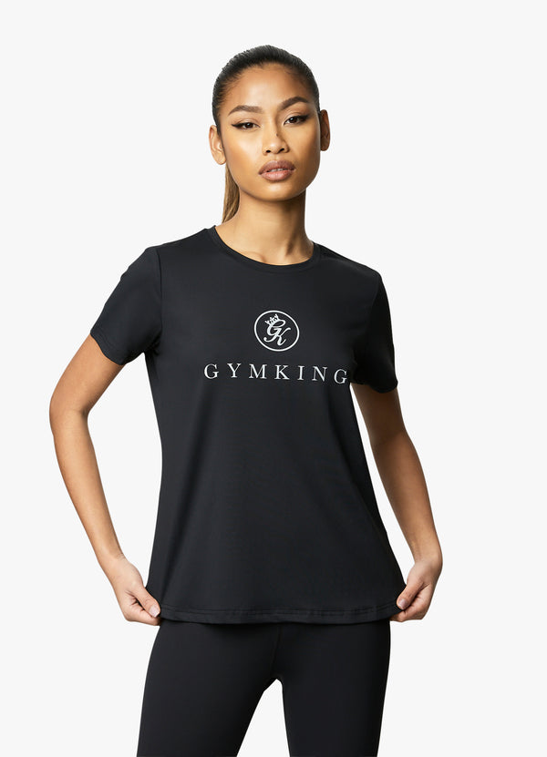Gym King Pro Logo Tee - Black