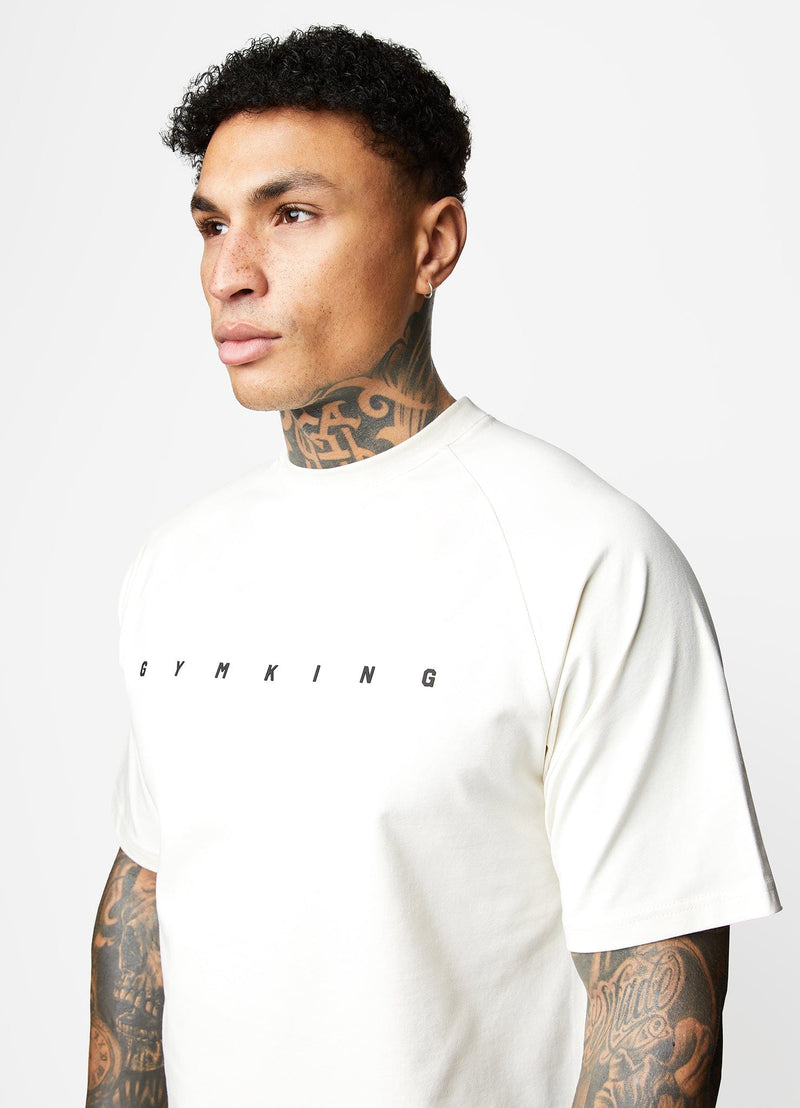 Gym King Rebellion Tee - Antique White