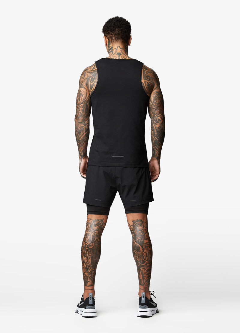 Gym King Rebellion Vest - Black