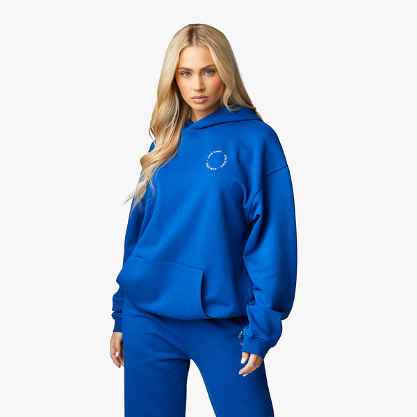 Gym King Recharge Oversized Hood - Royal Blue