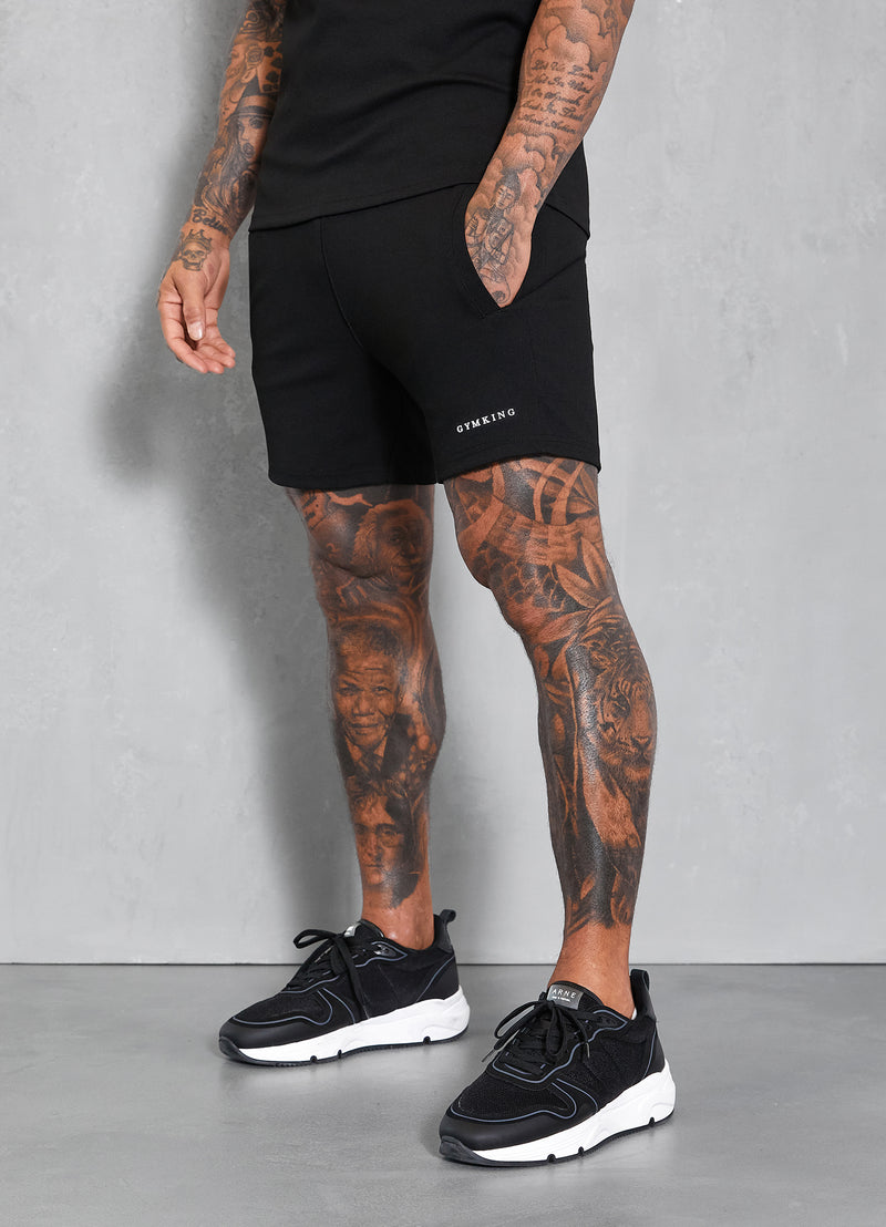 Gym King Signature Knit Short - Black