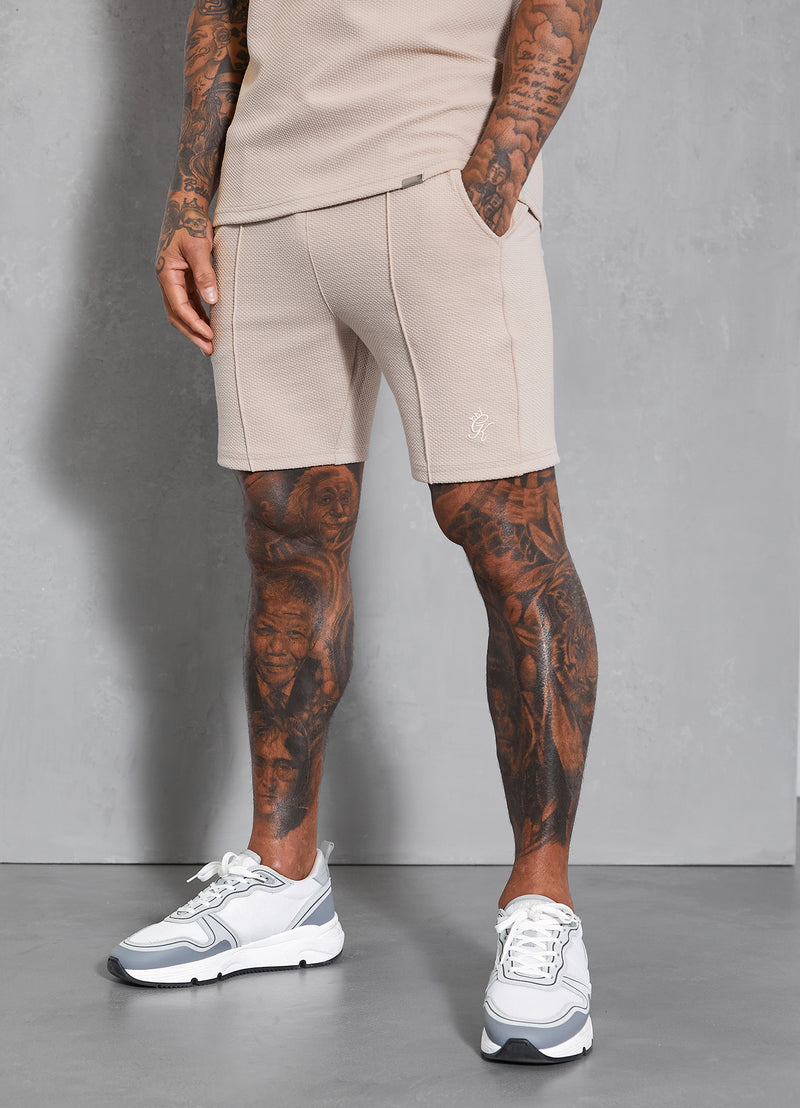 Gym King Signature Texture Short - Stone