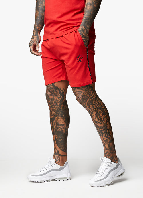 Gym King Taped Jersey Short - Red Rush