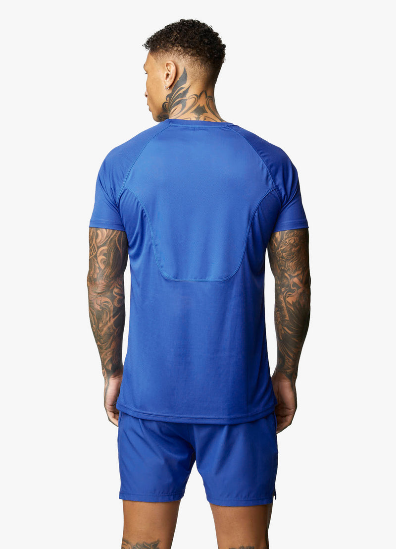 Gym King Uprising Ss Tee - Electric Blue