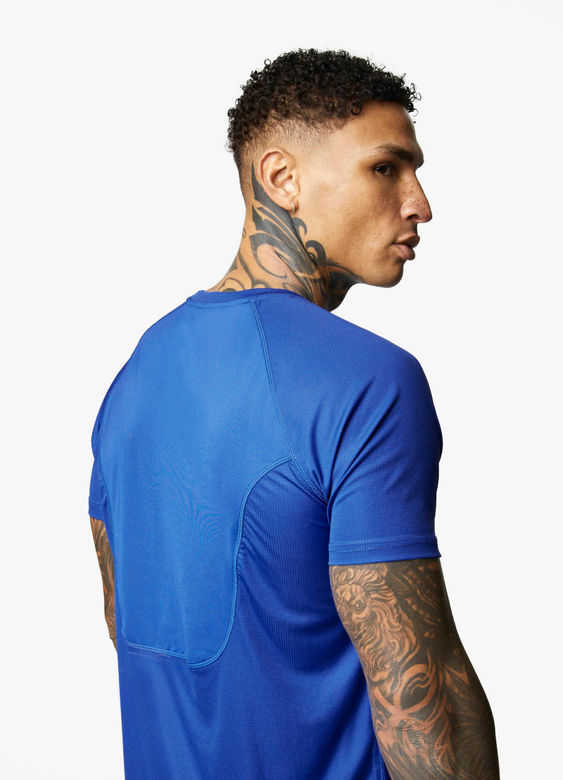 Gym King Uprising Ss Tee - Electric Blue
