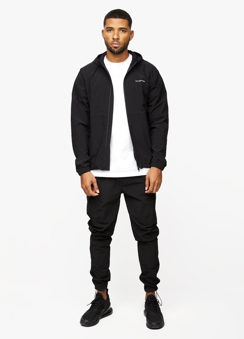 Gym King Utility Woven Hood - Black