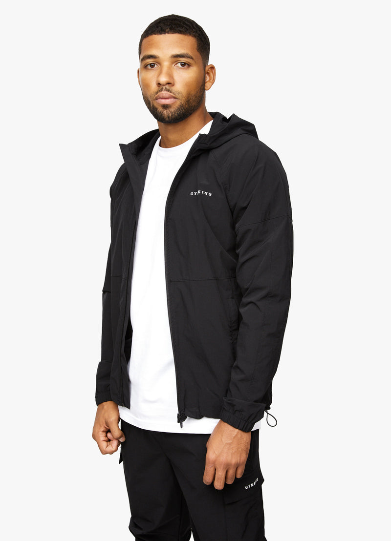 Gym King Utility Woven Hood - Black