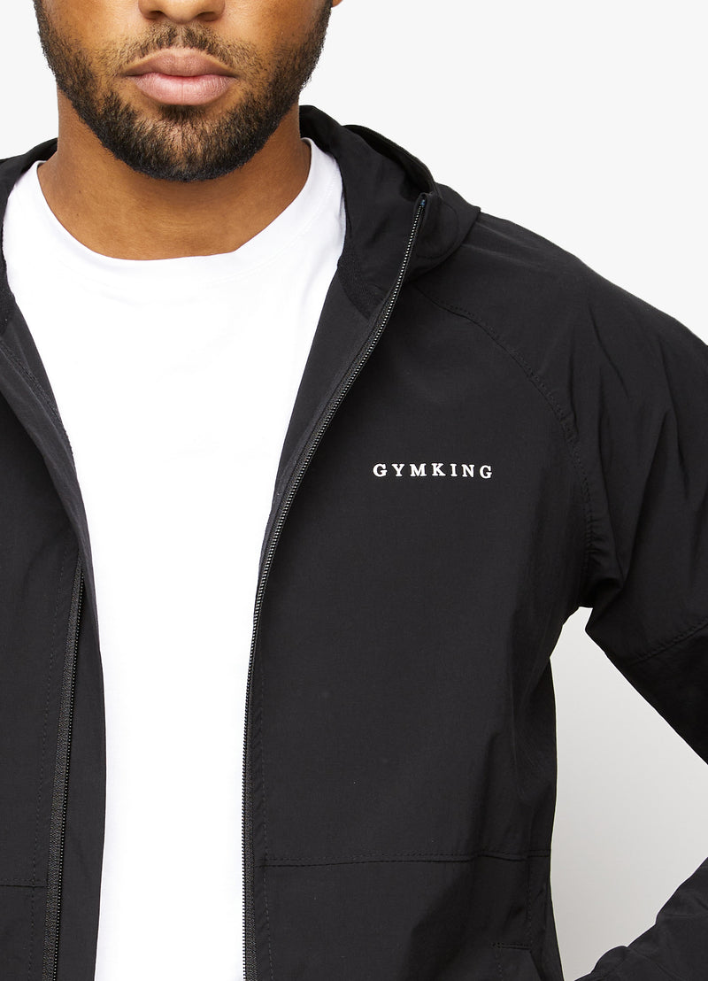 Gym King Utility Woven Hood - Black