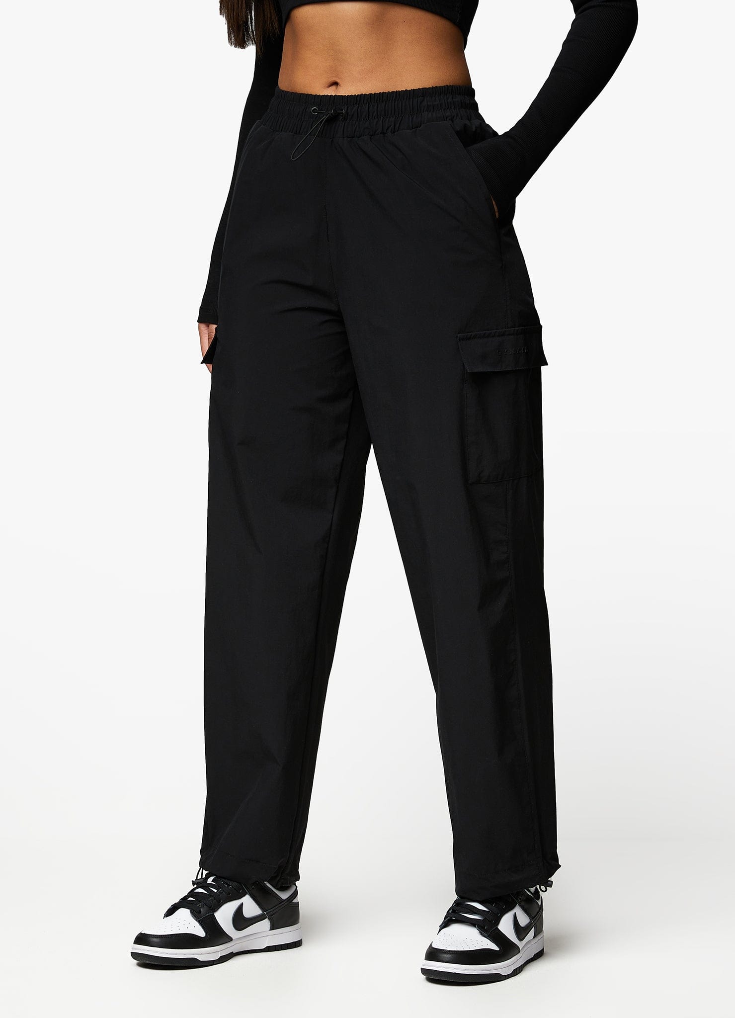 Gym King Utility Woven Cargo Pant Black GYM KING