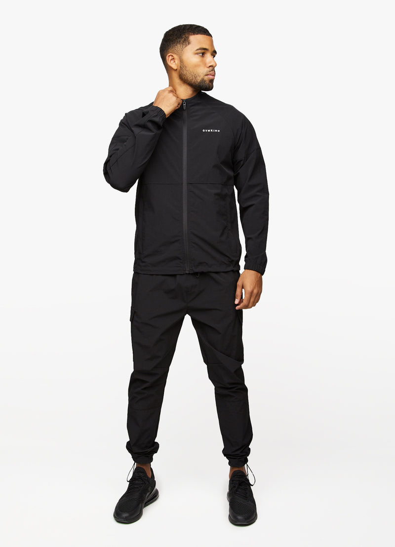 Gym King Utility Woven Hood - Black