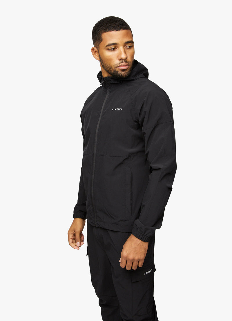 Gym King Utility Woven Hood - Black