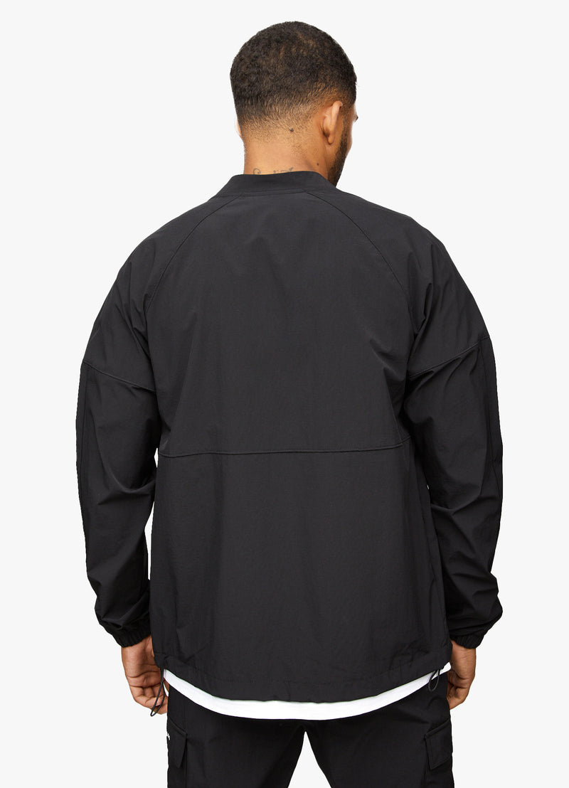 Gym King Utility Woven Bomber - Black