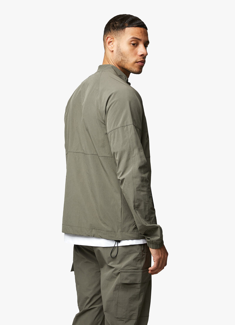 Gym King Utility Woven Bomber - Olive