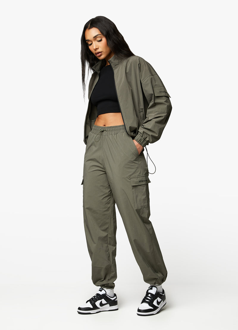 Gym King Utility Woven Tracksuit - Olive