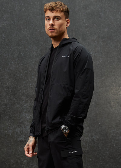 Gym King Utility Woven Hood - Black