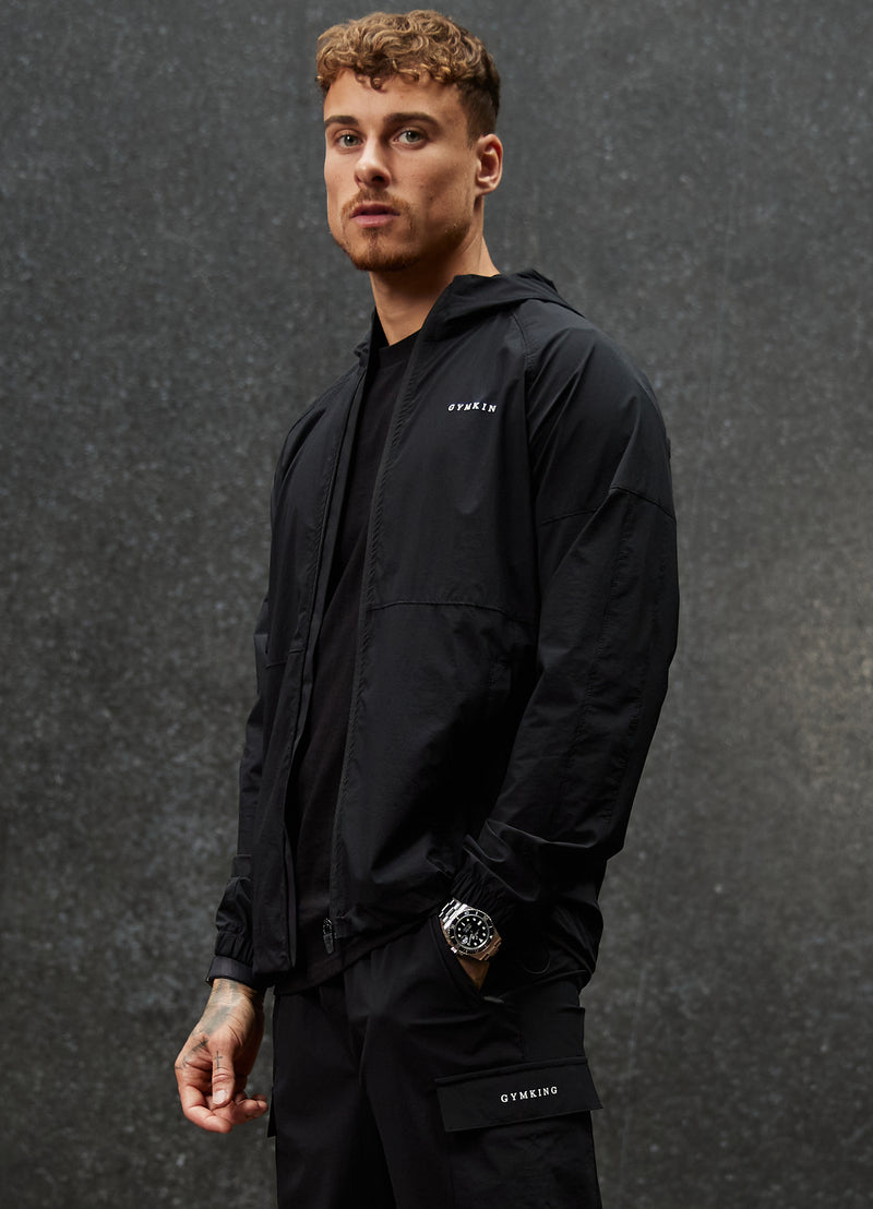 Gym King Utility Woven Hood - Black