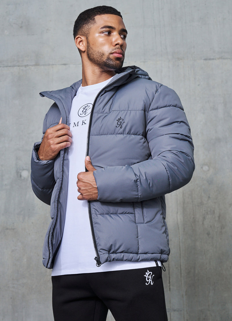 Gym King Core Tech Puffer Jacket - Grey.3