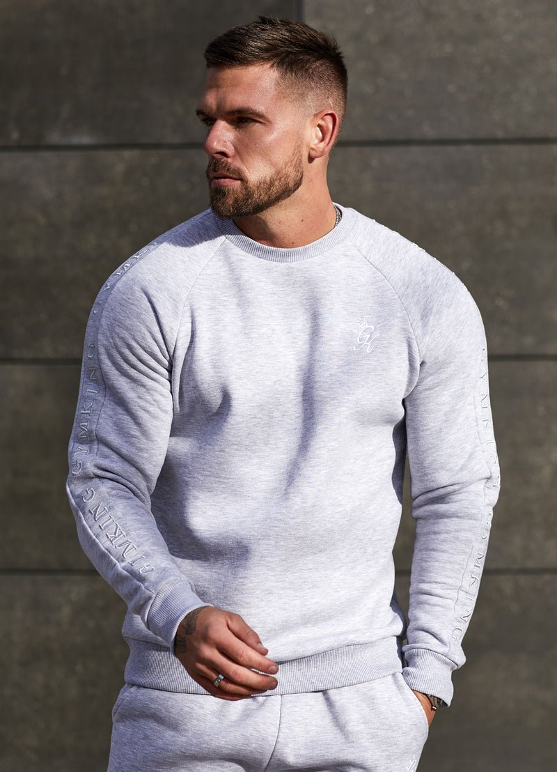 Gym King Elevate Crew - Grey Marl