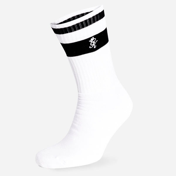 Gym King Ryu Socks (2pk) - White.2
