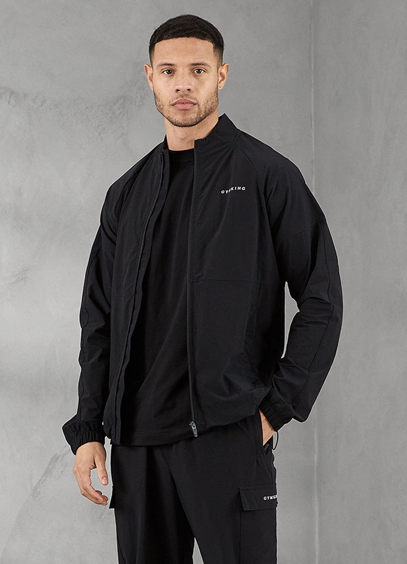 Gym King Utility Woven Tracksuit - Black