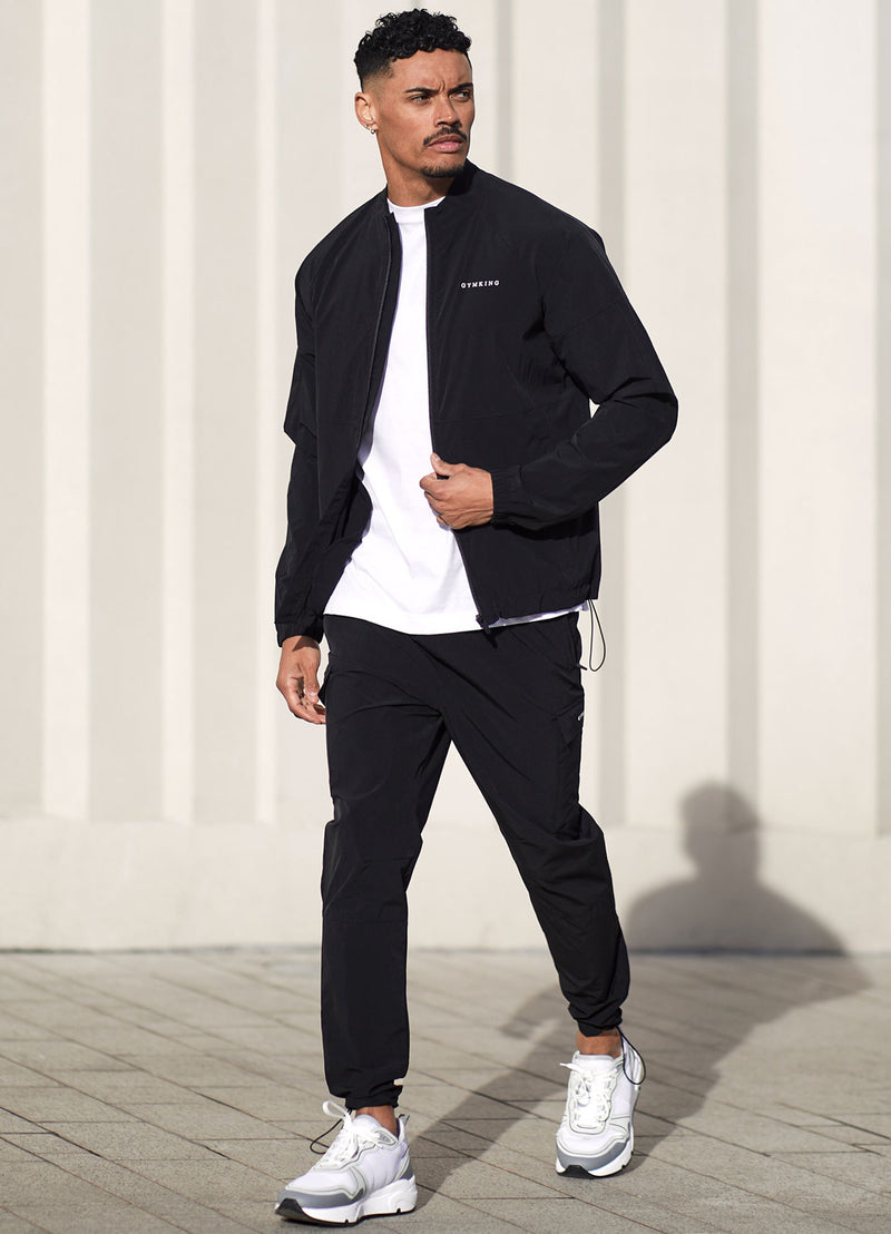 Gym King Utility Woven Tracksuit - Black